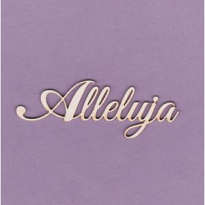 Tekturka Crafty Moly Napis G3 - Alleluja, 2szt